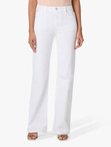 PAIGE Women's Sofia 33'' Mid Rise Flared Denim  Jeans - White - Size 26