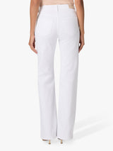 PAIGE Women's Sofia 33'' Mid Rise Flared Denim  Jeans - White - Size 26