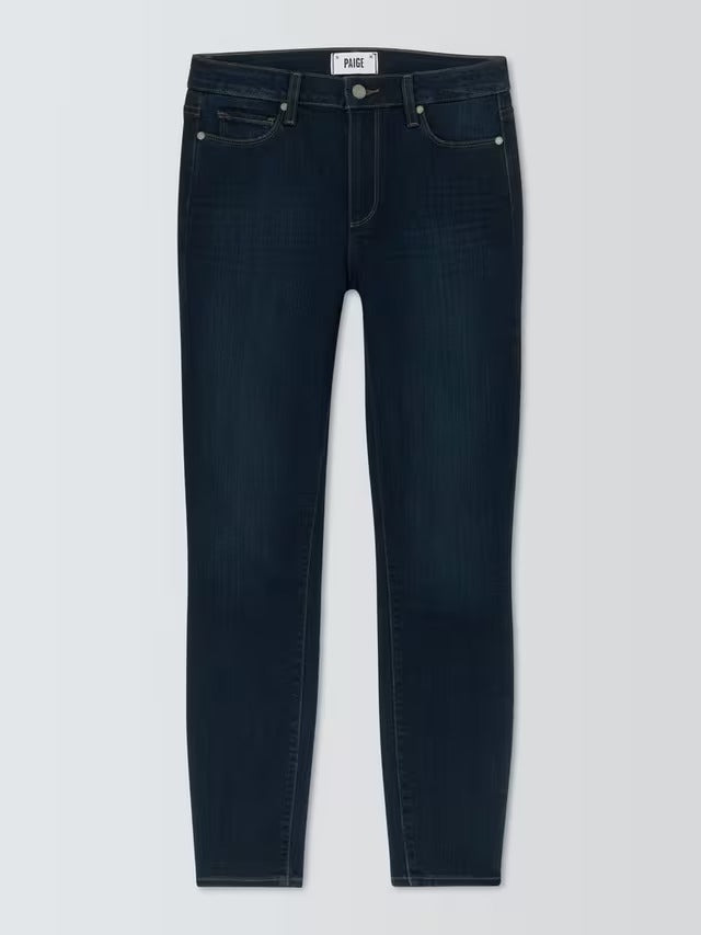 PAIGE The Hoxton Women's Skinny Ankle Jeans - Mona Blue - Size 28/UK 10-12