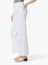 PAIGE Sasha High Waist Wide Leg Button Regular Jeans - White - Size 26