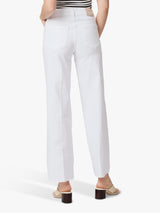 PAIGE Sasha High Waist Wide Leg Button Regular Jeans - White - Size 26
