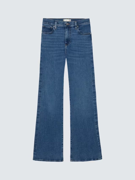 FRAME The Icon Women's High Rise Super Stretch Jeans - Dark Blue - Size 28