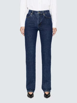 FRAME The Ruler Women's High Rise Slim Straight Denim Jeans - Written - 27