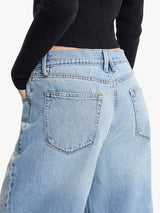 Good American Good Standard Baggy Mid Women's Jeans - Light Blue - Size 29