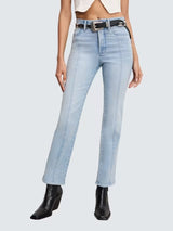 Good American Good Curve High-Rise Light Compression Denim Jeans Indigo - 28