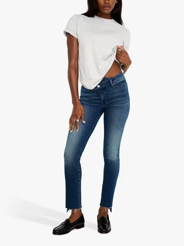 Good American Women's Good Classic Skinny Jeans - Indigo Blue 701 - Size 27
