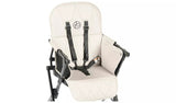 NEW Ickle Bubba Flip Magic Fold Highchair with Removable Tray Harness Pearl Grey