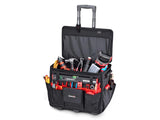 Hultafors 590170 Trolley Tool Bag 33 Pocket 1680 Denier Wheeled - Black/Red