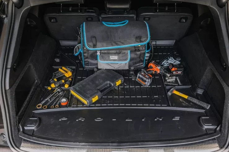 Halfords Peugeot 3008 Rubber Boot Trunk Mat Upper Floor Protector - Black - Kazoop 
