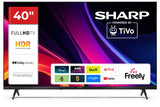 Sharp 40HE2045K 40″ Full HD Wi-Fi HDMI Slim Frameless Smart TV - Black