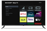 Sharp Roku 43HJ4125K 4K Ultra HD LED USB/HDMI Frameless 43'' Smart TV Black