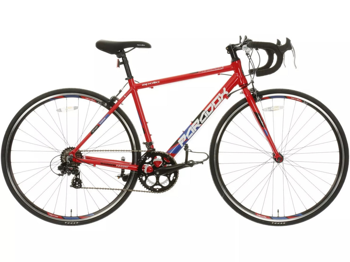 Apollo Paradox Mens 14 Speed 700c Alloy Road Racing Bike - Red - Small 48cm