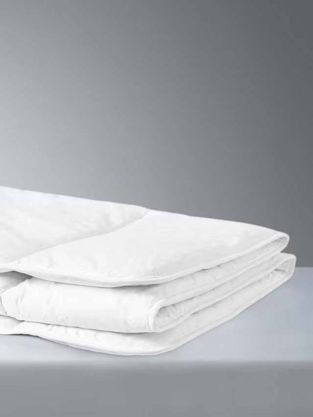 John Lewis Natural British Wool Midweight 6-9 Tog Duvet - Single - White