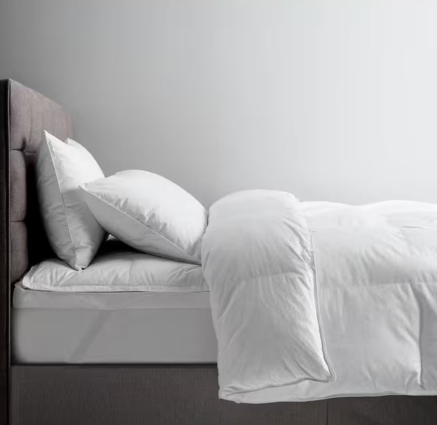 John Lewis 60/40 Natural Duck Down White 4.5 Tog Duvet - Super King Size