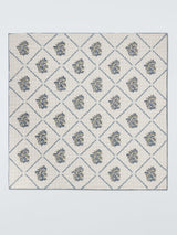 John Lewis Pomegranate Tree Cotton Botanical Print Quilt 220 x 220cm - Blue