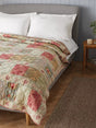 John Lewis Gracie Patchwork 100% Cotton Floral Bedspread L260 x W250cm - Kazoop 