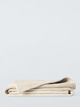 John Lewis Cotton Velvet Embroidered Stitch Bedspread 220 x 220cm Champagne