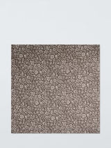 John Lewis Widemar Linen Blend Floral Quilted Bedspread 220 x 220cm - Cocoa
