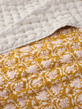 John Lewis Kala Reversible Quilted Cotton Bedspread - 220 x 220cm - Multi