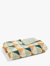 John Lewis Velvet Patchwork Quilted Cotton Bedspread L260 x W250cm - Kazoop 