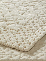 John Lewis Boutique Hotel Velvet Stitch Throw L260 x W250cm - Natural