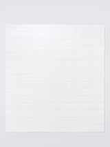 John Lewis Muslin Washed Quilted Reversible Bedspread 250 x 260cm - White
