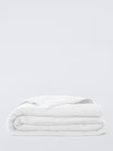 John Lewis Muslin Washed Quilted Reversible Bedspread 250 x 260cm - White