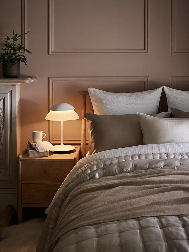 John Lewis Boutique Hotel 100% Silk Bedspread L280 x W260cm - Natural - Kazoop 