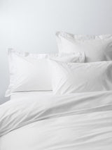 John Lewis Egyptian Cotton Percale 260TC Duvet Cover Set King Size - White