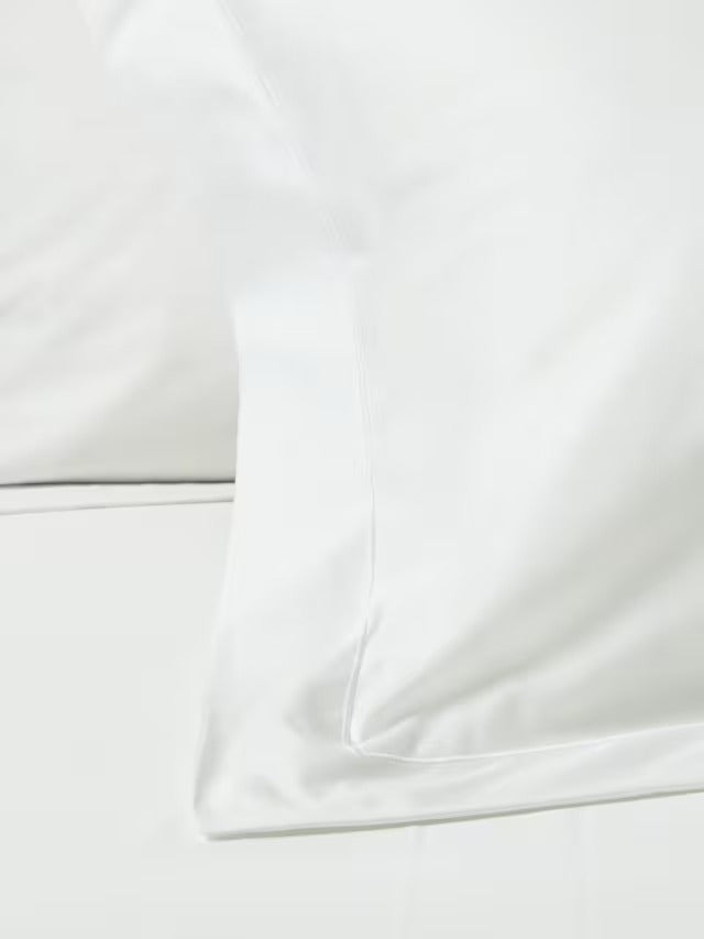 John Lewis Luxury Egyptian Cotton Sateen 600 Thread King Duvet Cover - White