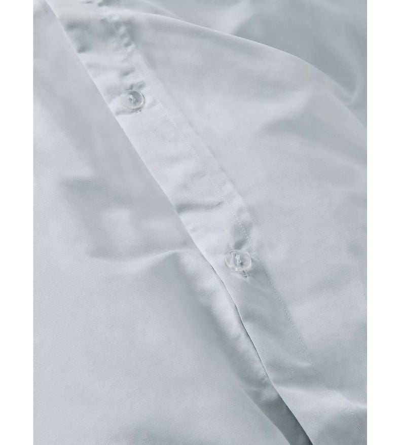 John Lewis Luxury Egyptian Cotton Sateen 600 Thread King Duvet Cover - White