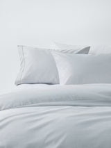 John Lewis Luxury Egyptian Cotton Sateen Duvet Cover - Grey Mid - Super King