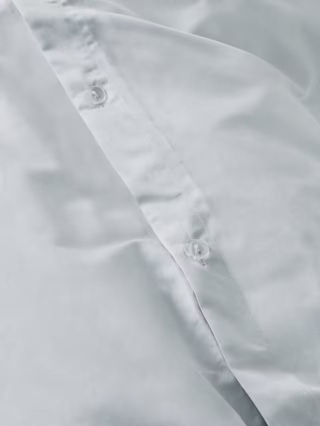 John Lewis Luxury Egyptian Cotton Sateen Duvet Cover - Grey Mid - Super King