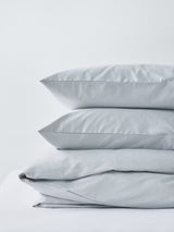 John Lewis Luxury Egyptian Cotton Sateen Duvet Cover - Grey Mid - Super King