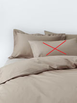 John Lewis Ultimate Luxury Cotton Sateen Duvet Cover - Super King - Latte