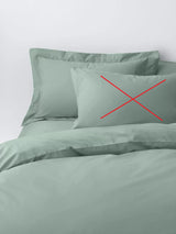John Lewis The Ultimate Luxury Cotton Sateen Duvet Cover - Sage - Super King