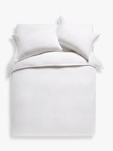 John Lewis Ultimate Luxury Linen&Mulberry Silk Super King Duvet Cover White