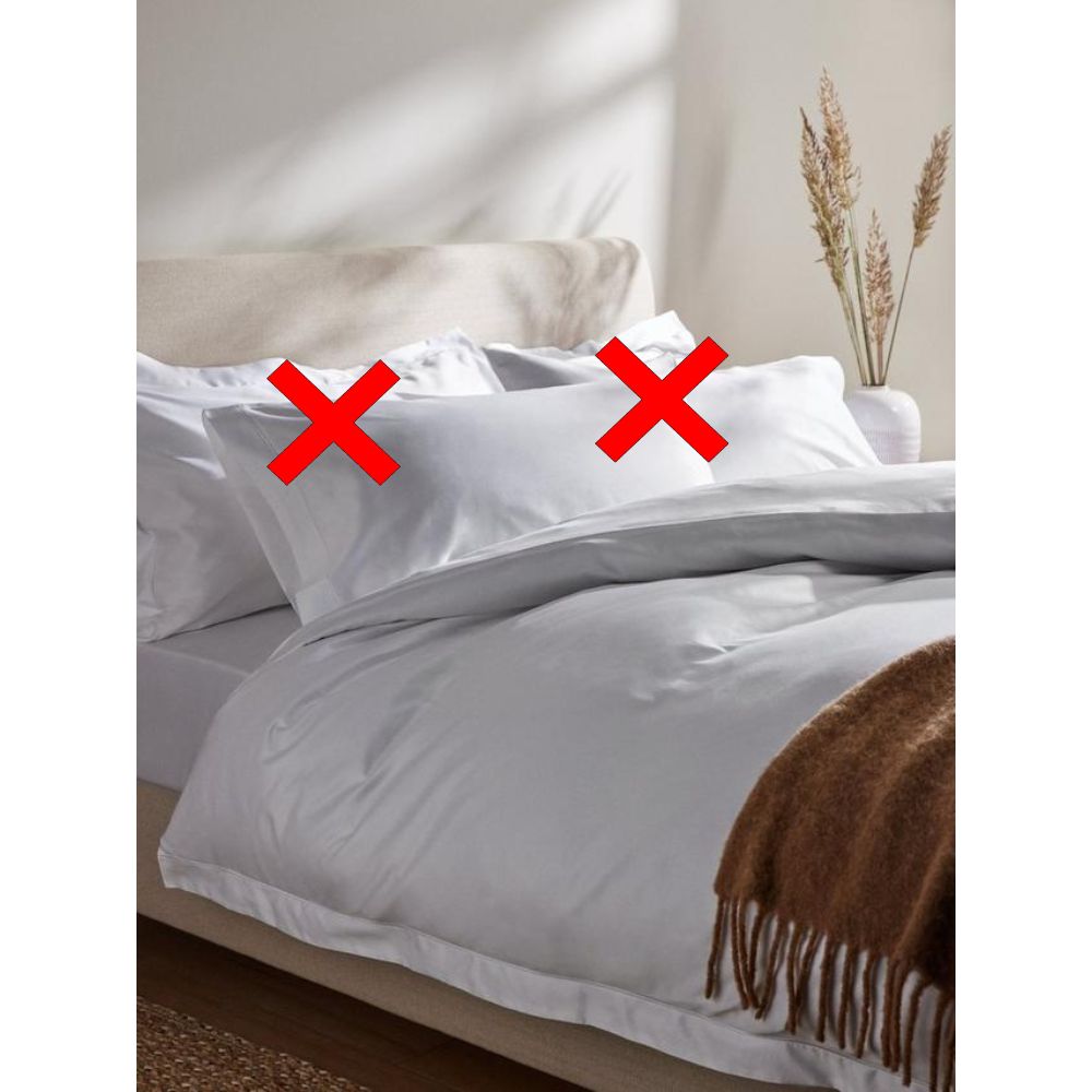 John Lewis Luxury Egyptian Cotton Sateen 800 TC Duvet Cover - White - Double