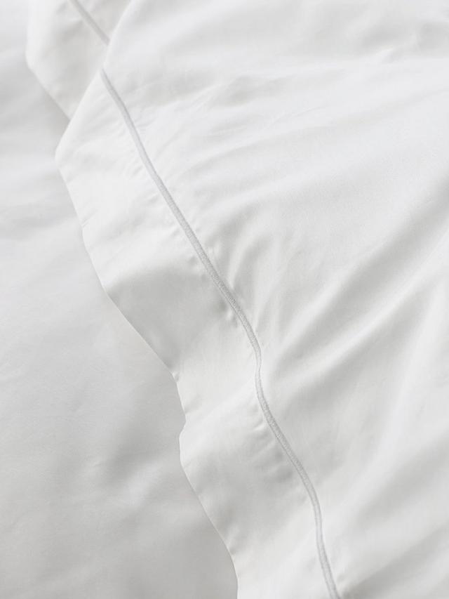 John Lewis Luxury Egyptian Cotton Sateen 800 TC Duvet Cover - White - Double