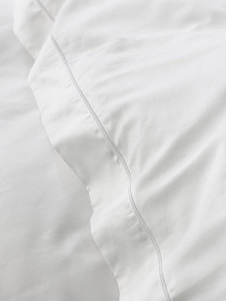 John Lewis Luxury Egyptian Cotton Sateen 800 TC Duvet Cover - White - Double