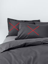 John Lewis Luxury Egyptian Cotton Sateen King Size Duvet Cover - Charcoal