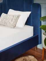 John Lewis Crisp & Fresh Cotton 200 TC Small Double Fitted Sheet - White