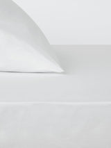 John Lewis Cotton Sateen 600TC White Extra Deep Fitted Sheet - Super King