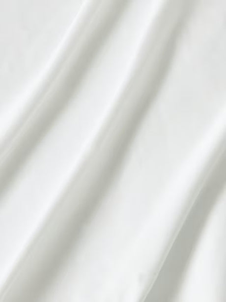 John Lewis 600TC Egyptian Cotton Sateen Deep Fitted Sheet Super King - White
