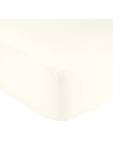 John Lewis Cotton 800 Thread Count Deep Fitted Sheet Super King - Cream - Kazoop 