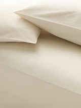 John Lewis 800 Thread Egyptian Cotton Sateen Emperor Fitted Sheet - Cream