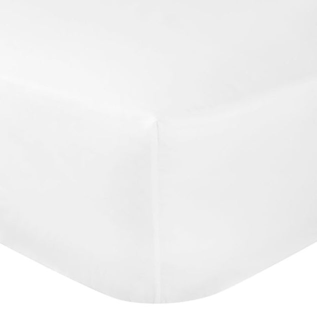 John Lewis 1000 Thread Count Egyptian Cotton White Deep Fitted Sheet Double - Kazoop 
