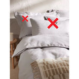 John Lewis Comfy & Relaxed Washed Linen King Size Duvet Cover - Pale Grey