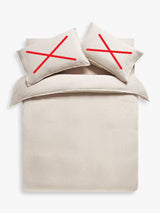 John Lewis Comfy & Relaxed Washed Linen Super King Duvet Cover - Undyed