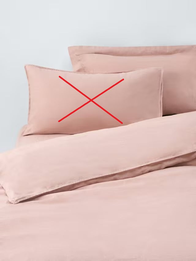 John Lewis Comfy & Relaxed Washed Linen Duvet Cover - Plaster - Double